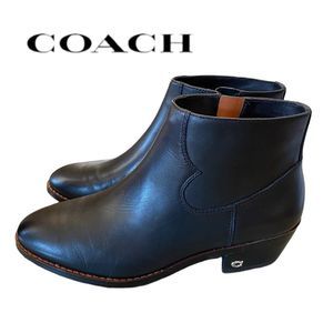 Coach Black Ankle Boots